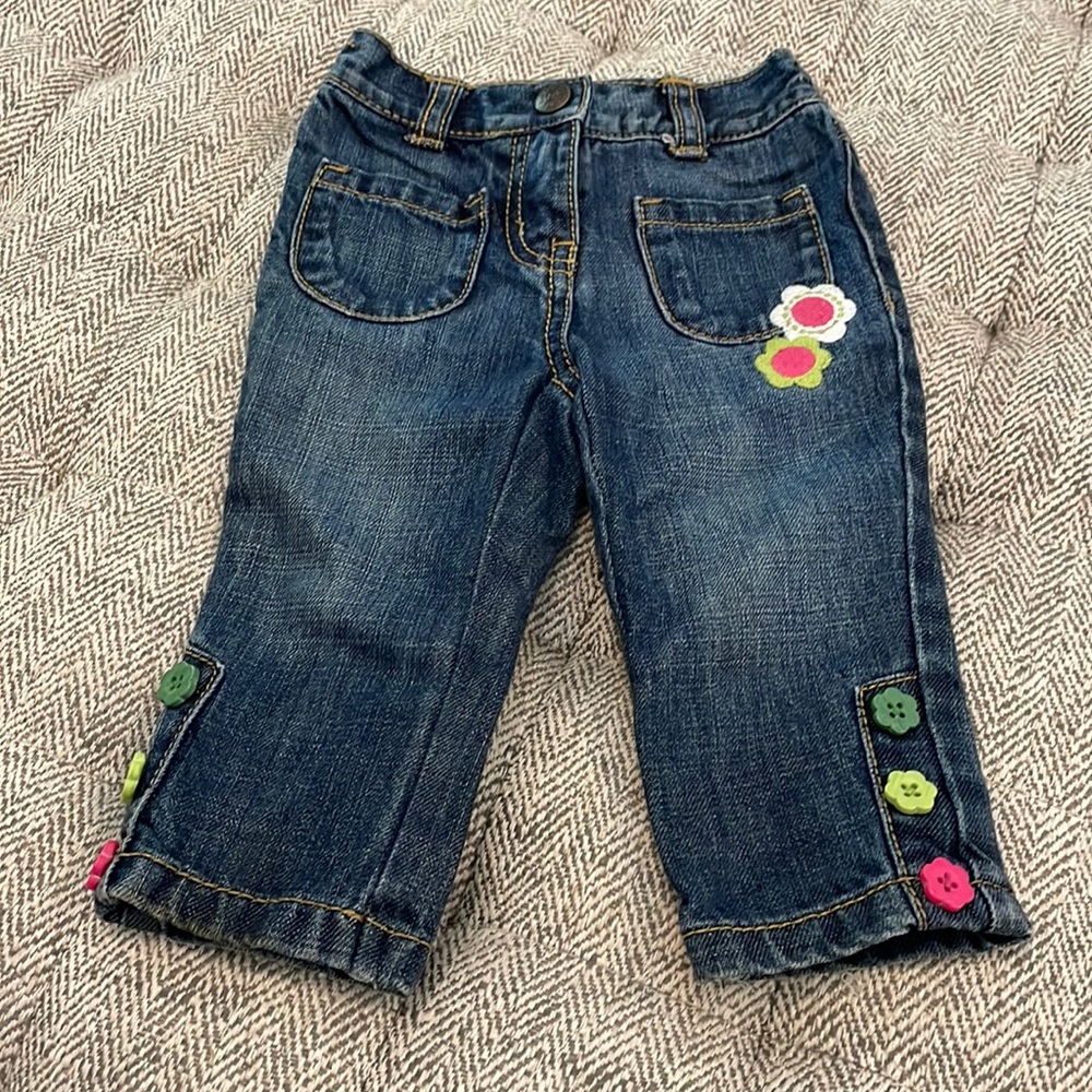 Crazy 8 jeans size 6-12 mths